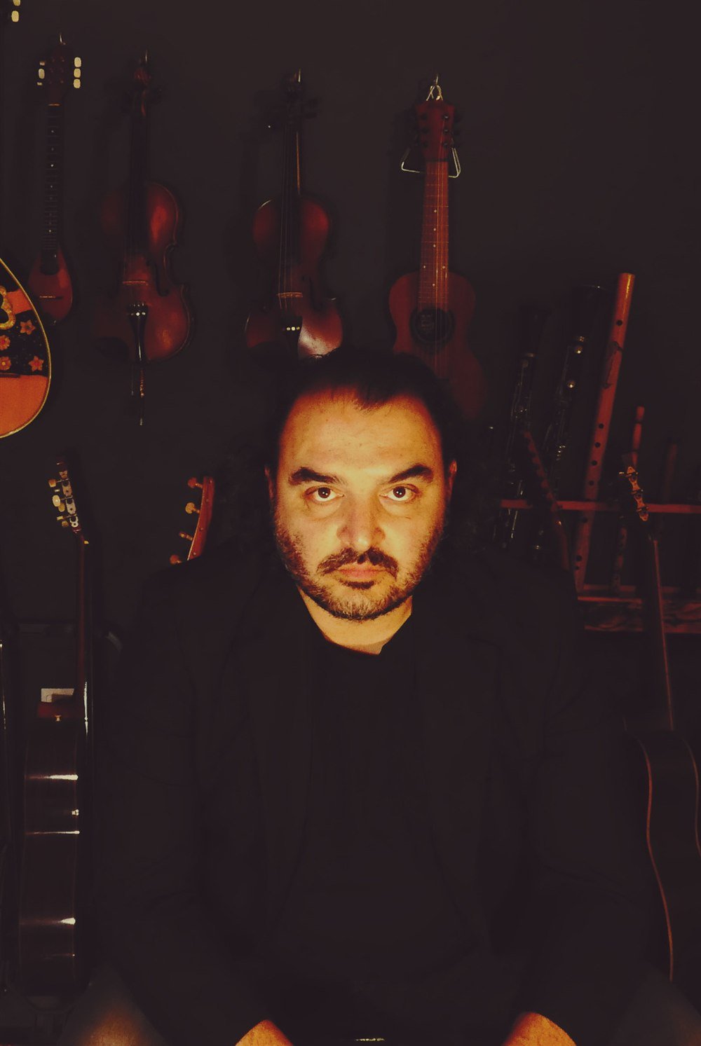 Dimitris Papageorgiou in his studio